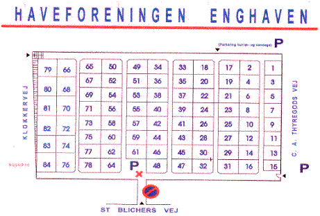 Oversigtskort over haveforeningen